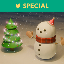 雪だるま＆クリスマスツリーをつくってみよう！